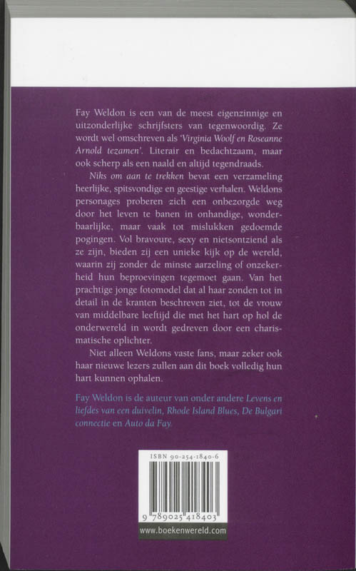 Niks om aan te trekken Niks om aan te trekken achterkant