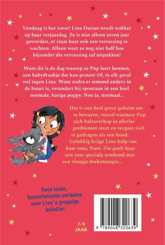 Lina en het huisdierdraakje / Lina en Pup / 1 achterkant