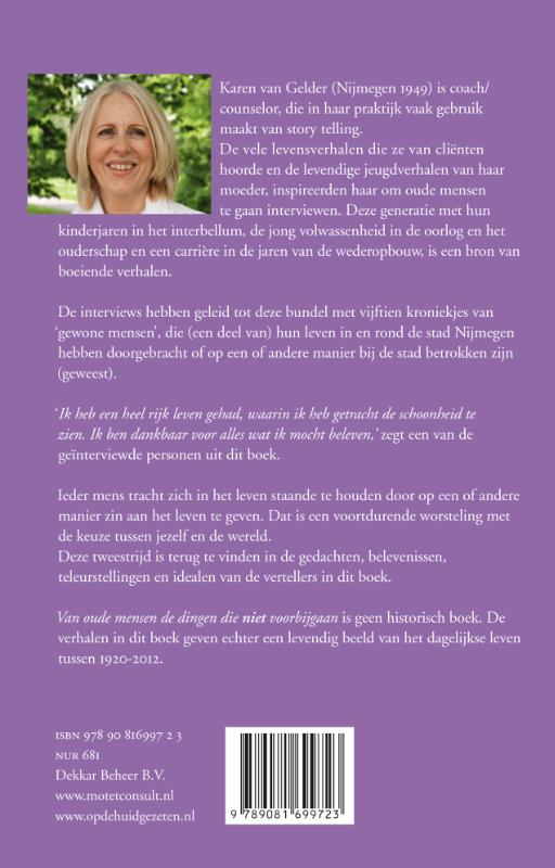 Van oude mensen de dingen die niet voorbijgaan achterkant