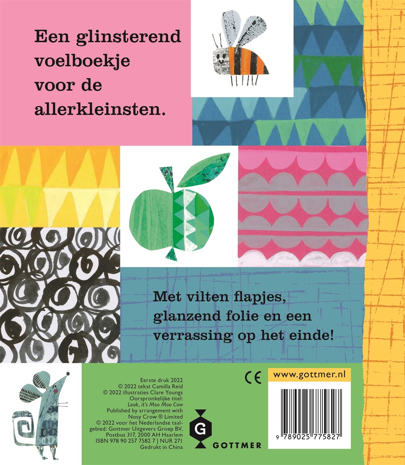 Boe boe, daar is Koe / Daar is... achterkant