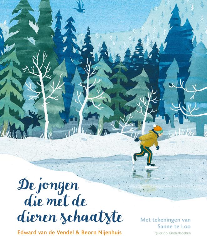 De jongen die met de dieren schaatste