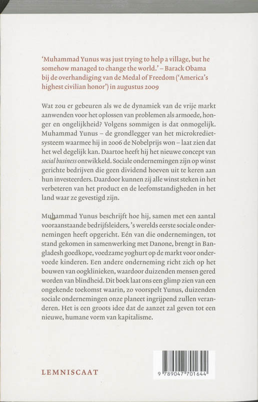 Social business achterkant