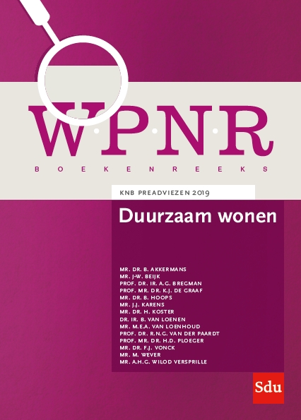 Duurzaam Wonen / WPNR Boekenreeks / 10