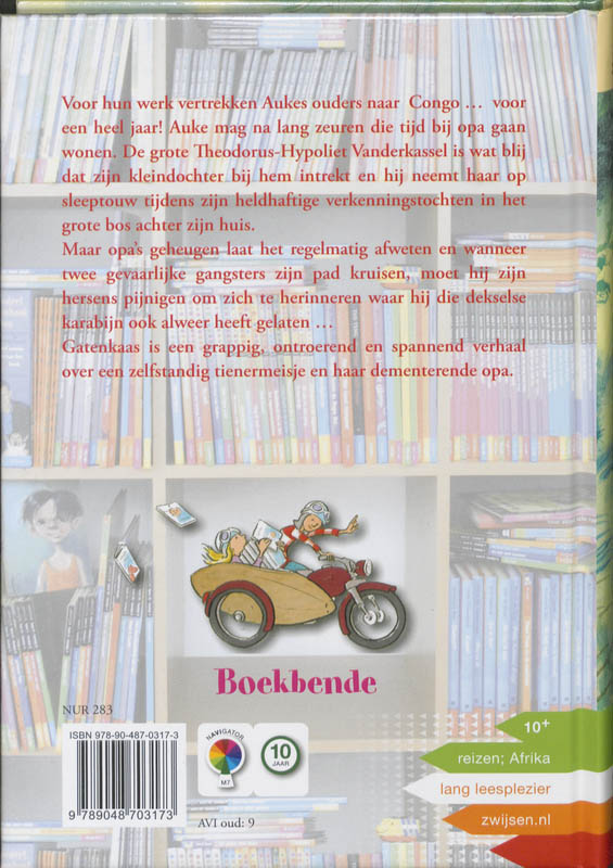 Gatenkaas / Boekbende achterkant