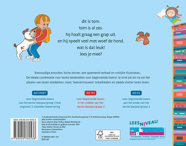 De grap van tom / Zin om te lezen! achterkant