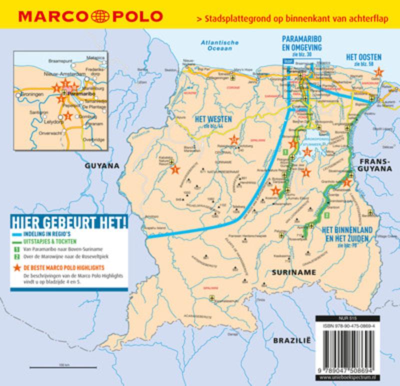 Suriname / Marco Polo achterkant