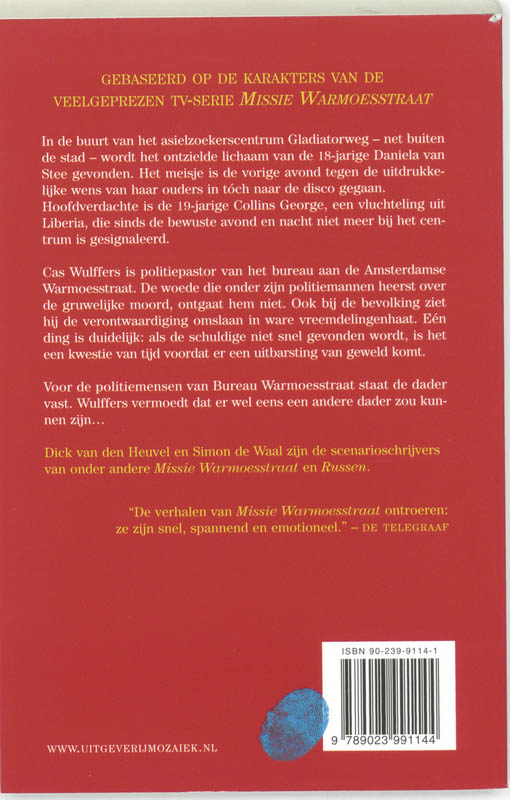 WULFFERS - DE VERMOORDE ONSCHULD  W1 achterkant