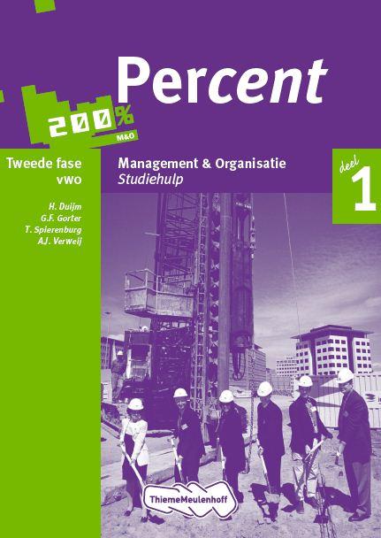 boekenbalie_9789042536425_cover Percent Management & Organisatie 1 Vwo Studiehulp