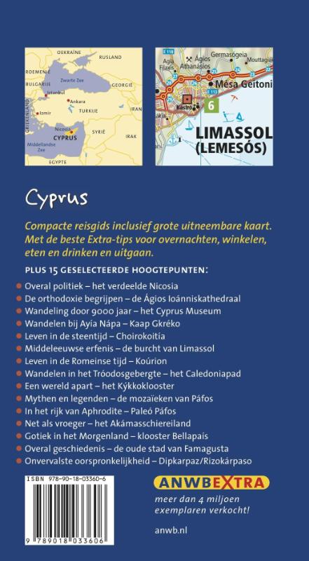Cyprus / ANWB extra achterkant