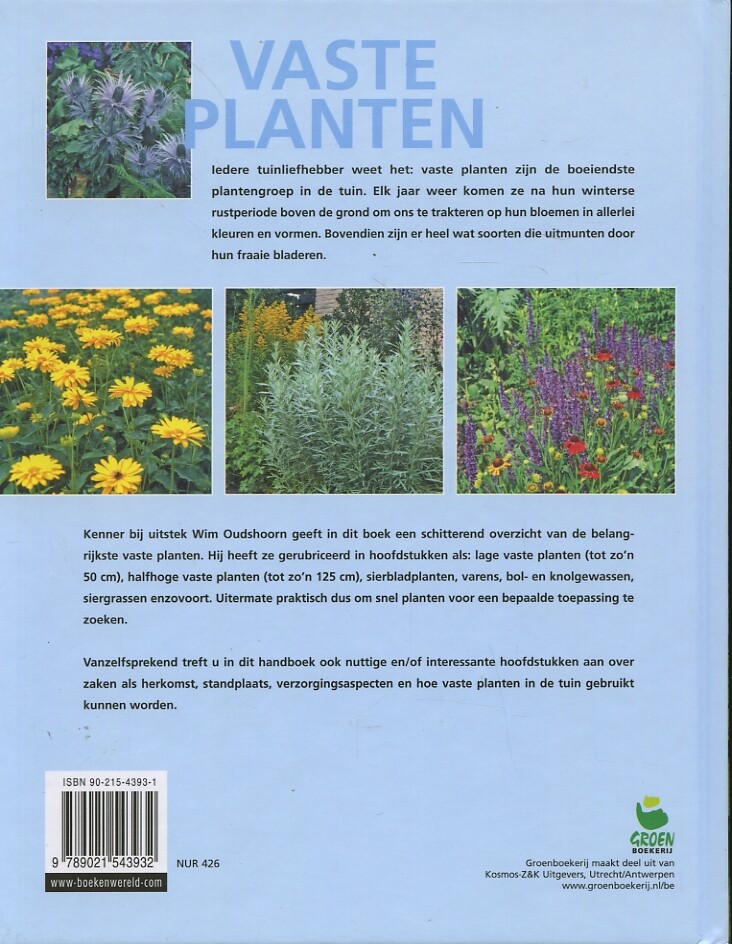 Handboek vaste planten achterkant