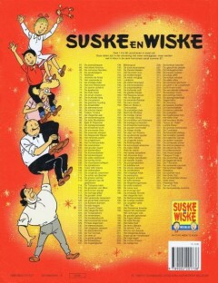 De mompelende mummie / Suske en Wiske / 255 achterkant