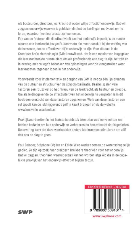 Beter presteren op school achterkant