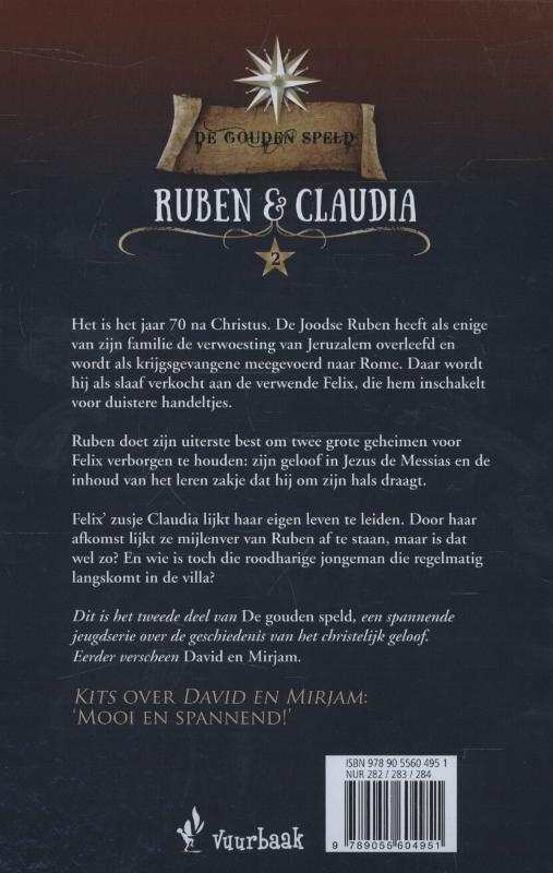 Ruben en Claudia / De gouden speld / 2 achterkant