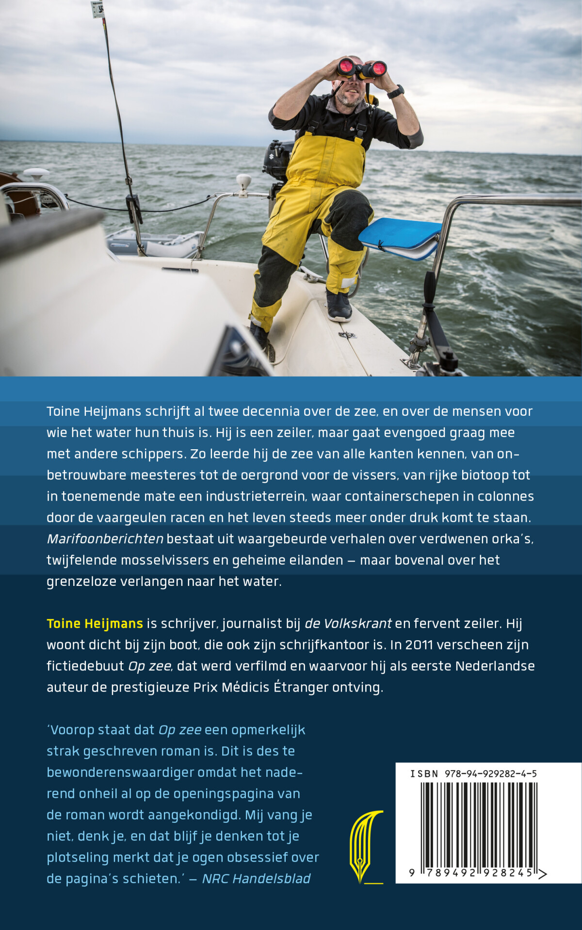 Marifoonberichten achterkant