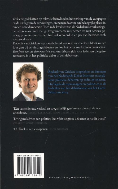 Een feest van de democratie achterkant