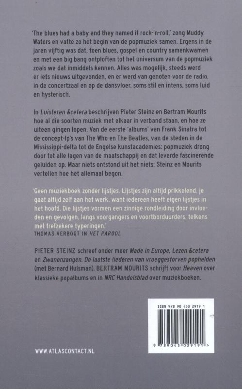 Luisteren &cetera 3 Luisteren &cetera 3 achterkant