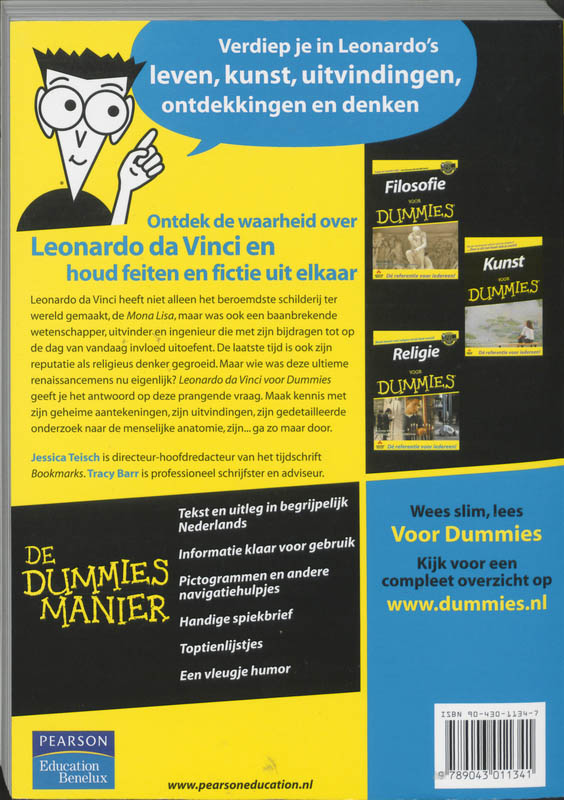 Leonardo da Vinci voor Dummies / Voor Dummies achterkant