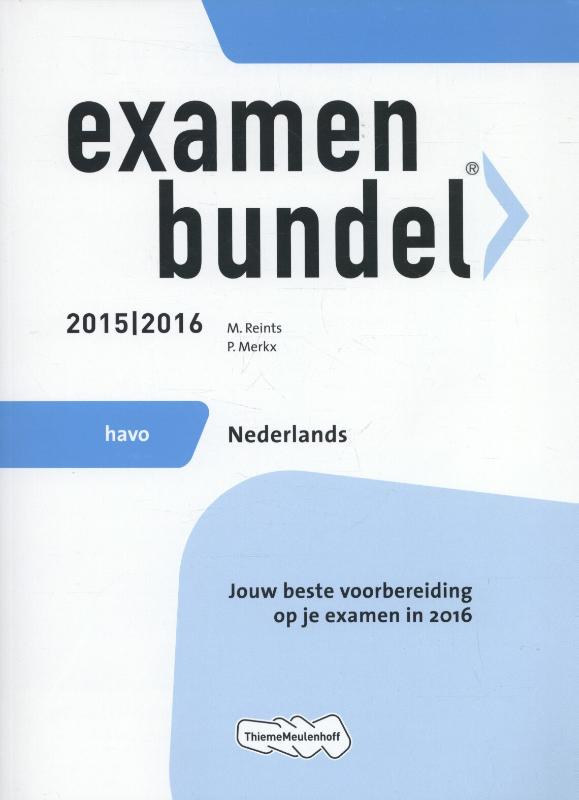 Examenbundel havo Nederlands 2015/2016