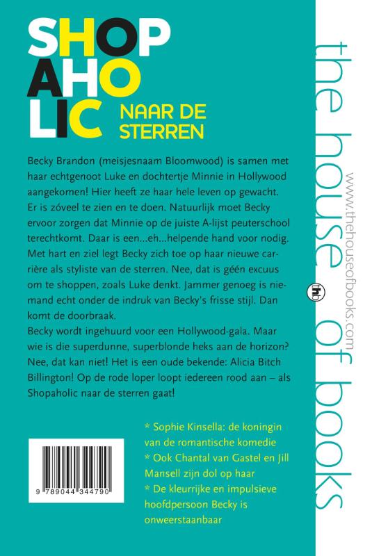 Shopaholic naar de sterren / Shopaholic achterkant