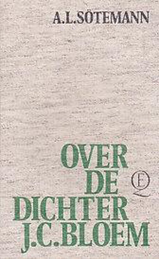Over de dichter j c bloem