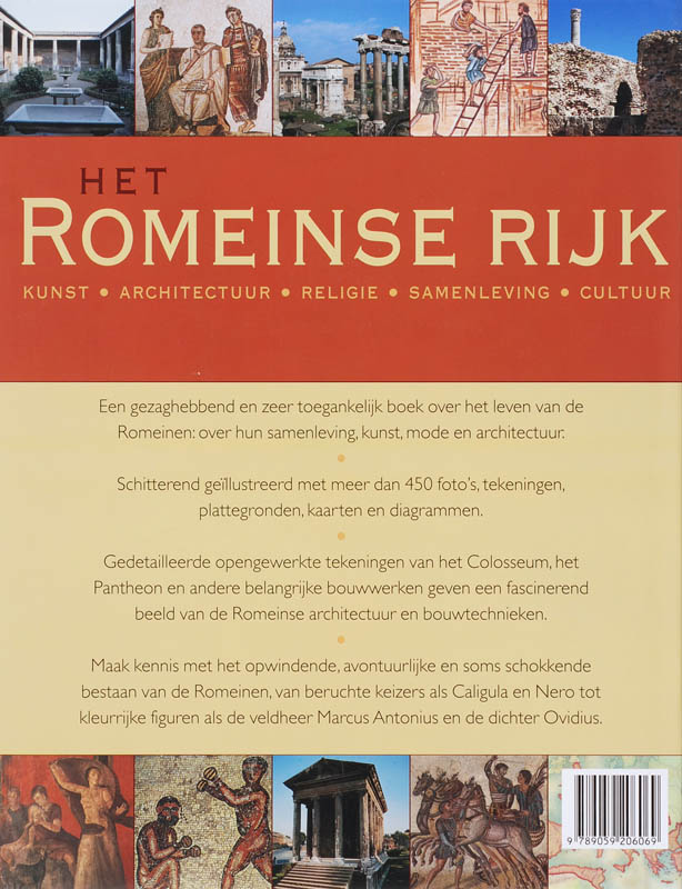 Het Romeinse Rijk achterkant