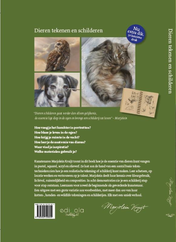 Dieren tekenen en schilderen achterkant