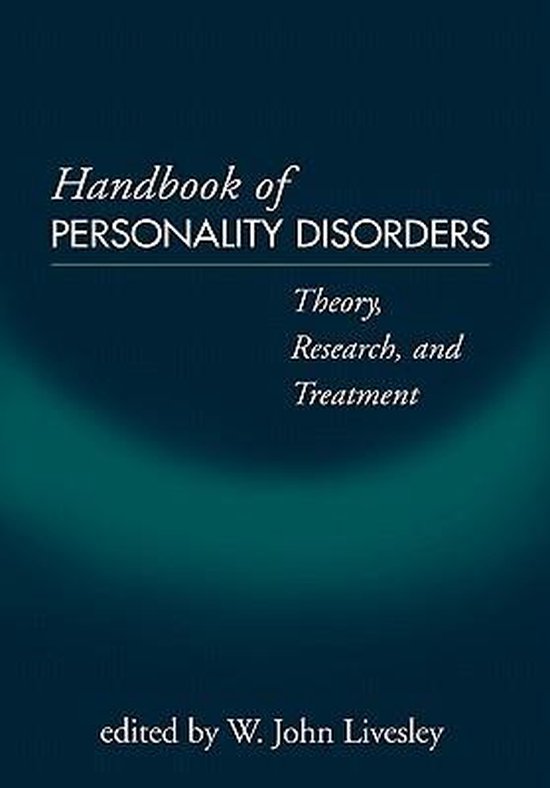 W.John Livesley Handbook Of Personality Disorders