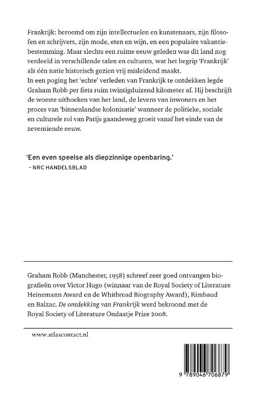 De ontdekking van Frankrijk achterkant