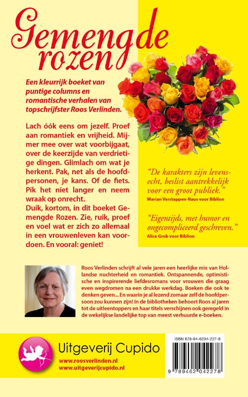 Gemengde rozen achterkant