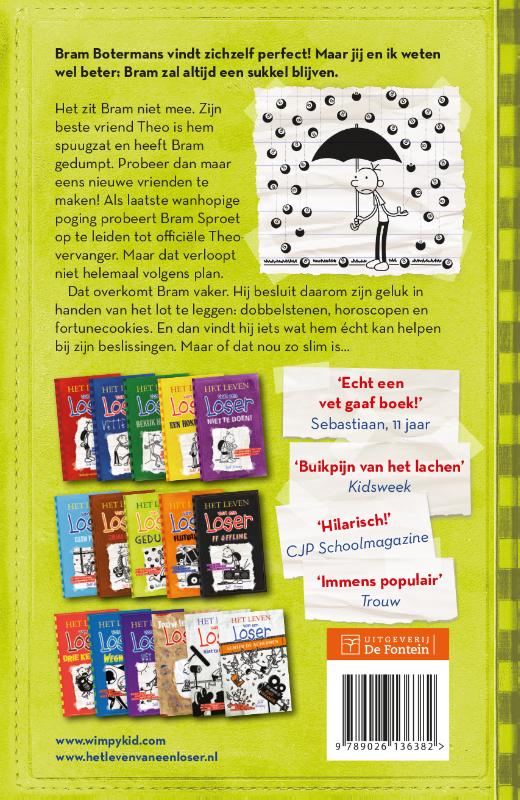 Het leven van een Loser 8  Het leven van een Loser 8  achterkant