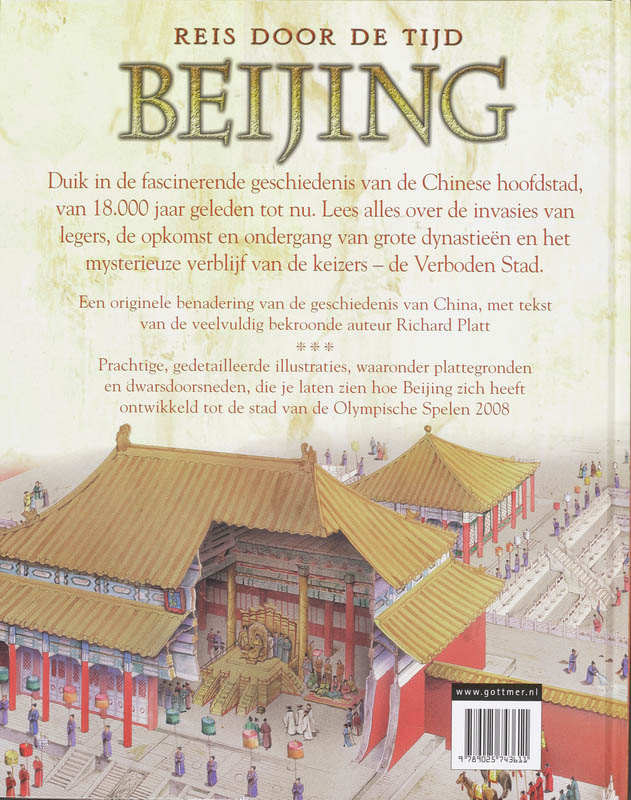 Beijing  Reis Door De Tijd achterkant