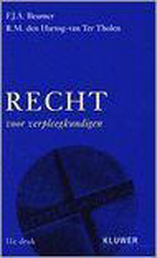 boekenbalie_9789026832567_cover Recht voor verpleegkundigen