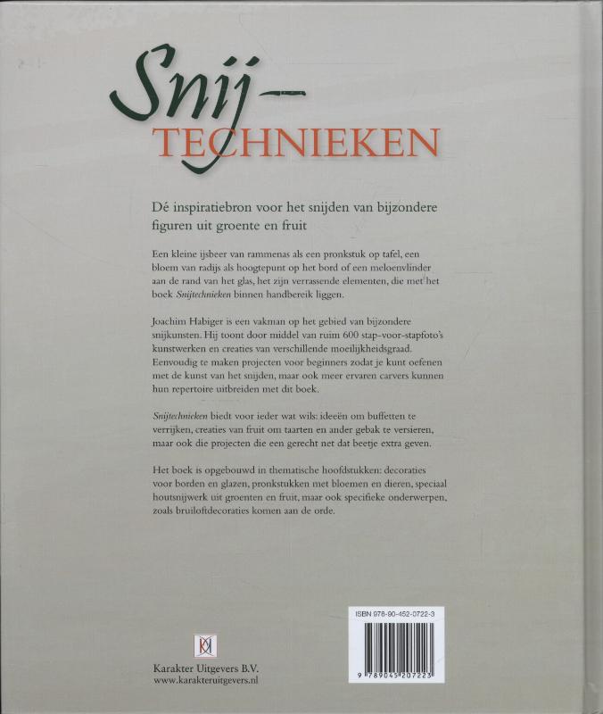 Snijtechnieken achterkant