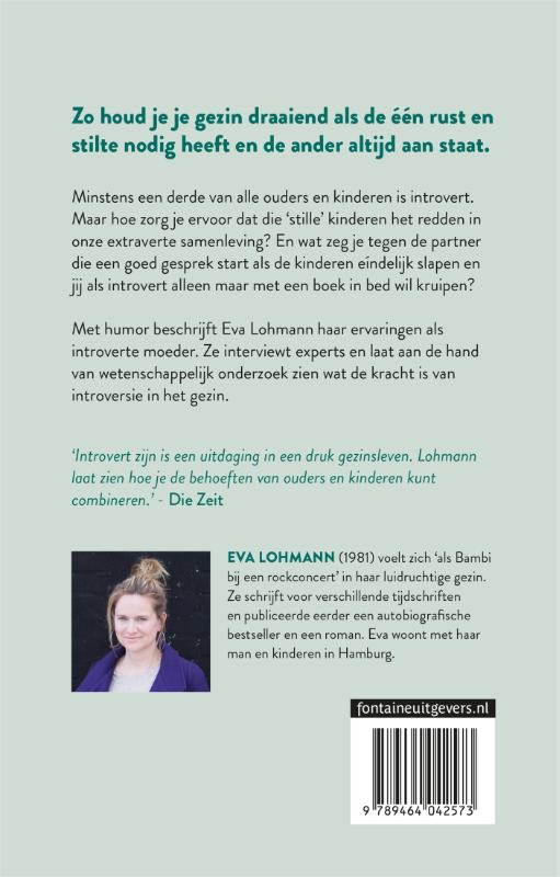 Even bijkomen (van mijn gezin) achterkant