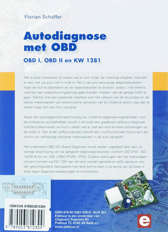 Autodiagnose met OBD achterkant
