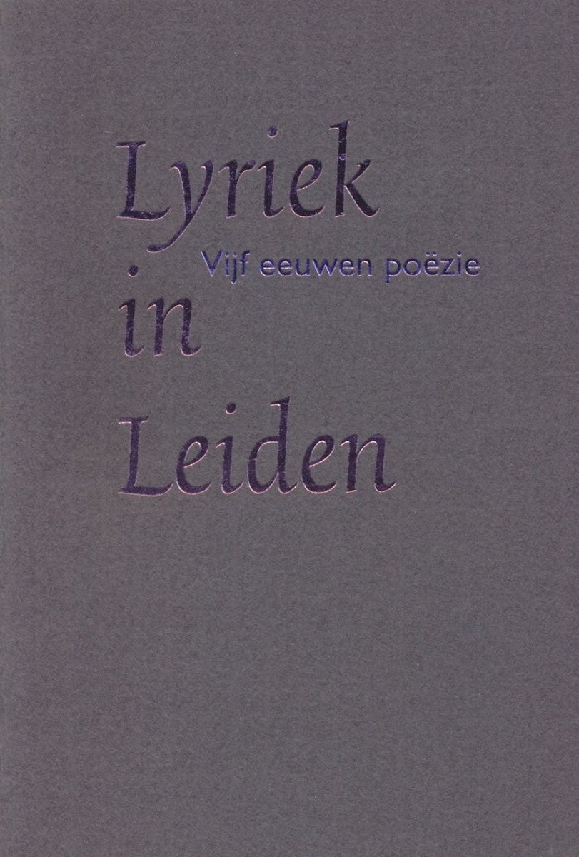 Lyriek in Leiden