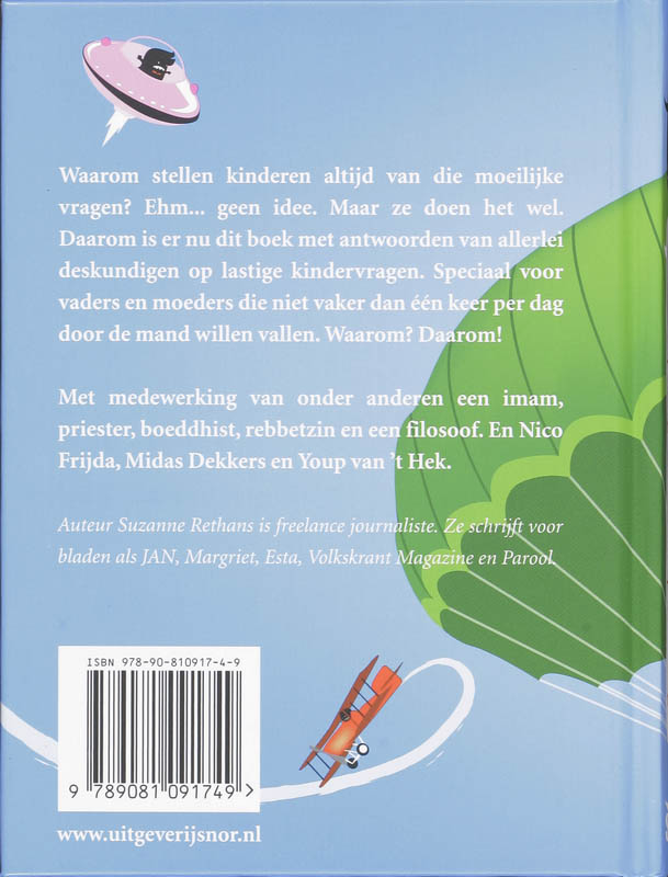 Daarom! En andere diepzinnige antwoorden op kindervragen Daarom! En andere diepzinnige antwoorden op kindervragen achterkant