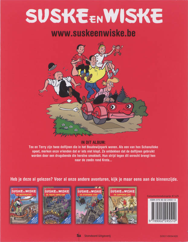 Tex en terry / Suske en Wiske / 254 achterkant