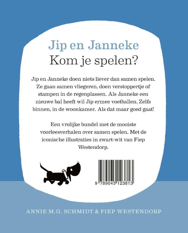 Jip en Janneke  -   Kom je spelen? achterkant