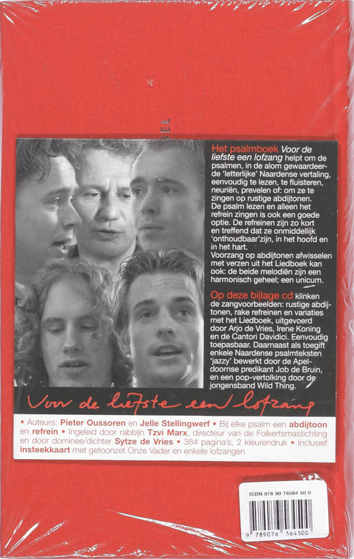 Voor de liefste een lofzang achterkant