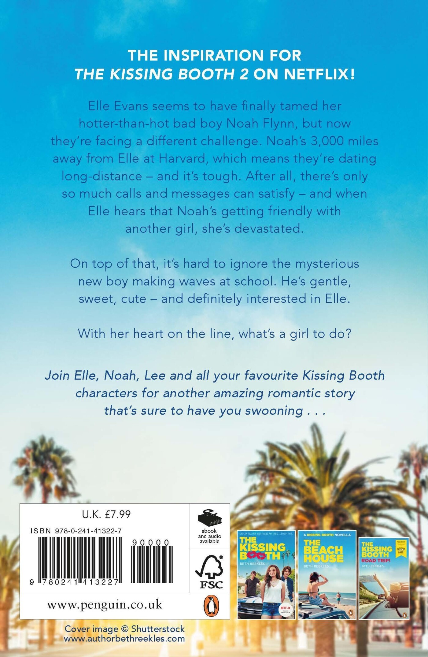 The Kissing Booth 2: Going the Distance / The Kissing Booth achterkant