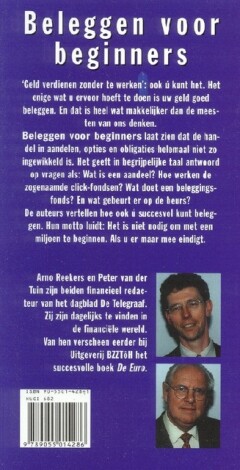 BELEGGEN VOOR BEGINNERS achterkant