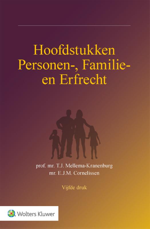 Hoofdstukken personen-, familie- en erfrecht