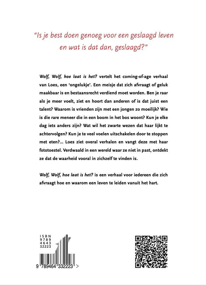 Wolf, wolf, hoe laat is het? achterkant