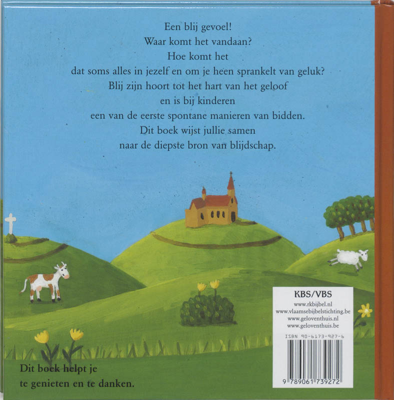 Zo kun je bidden Als je blij bent achterkant