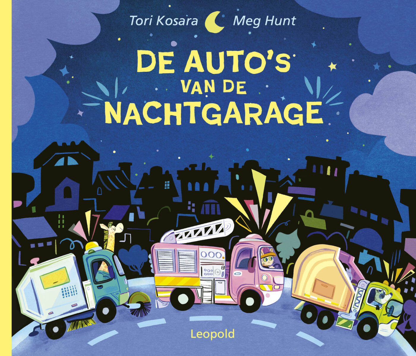 De auto's van de nachtgarage