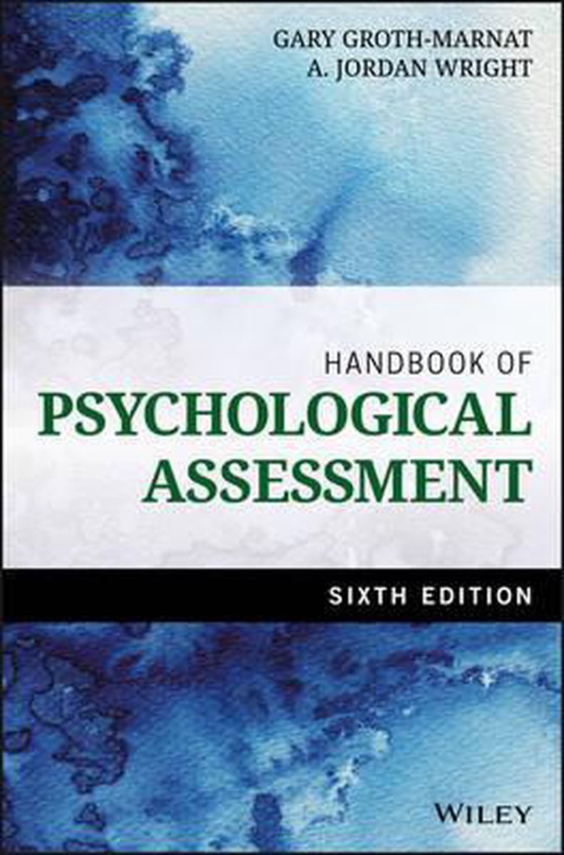 Handbook Psychological Assessment 6th Ed