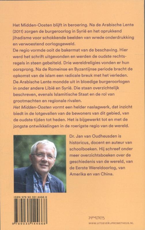 Het Midden-Oosten achterkant