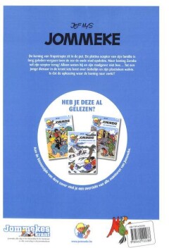 Zingende oorbellen / Jommeke strip / 52 achterkant