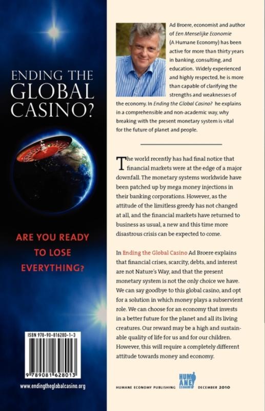 Ending the Global Casino? achterkant